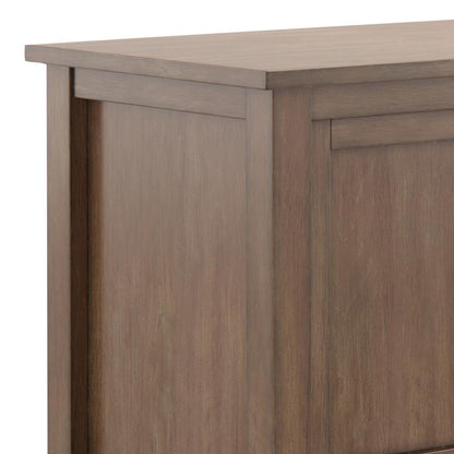 Rustic Natural Aged Brown | Warm Shaker 47 inch TV Stand