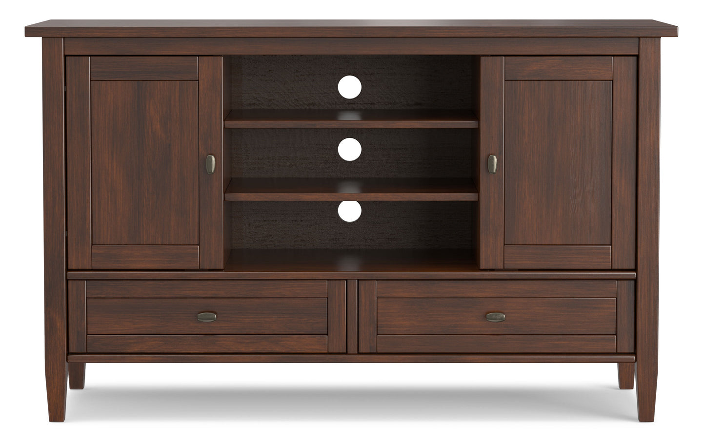 Russet Brown | Warm Shaker TV Media Stand