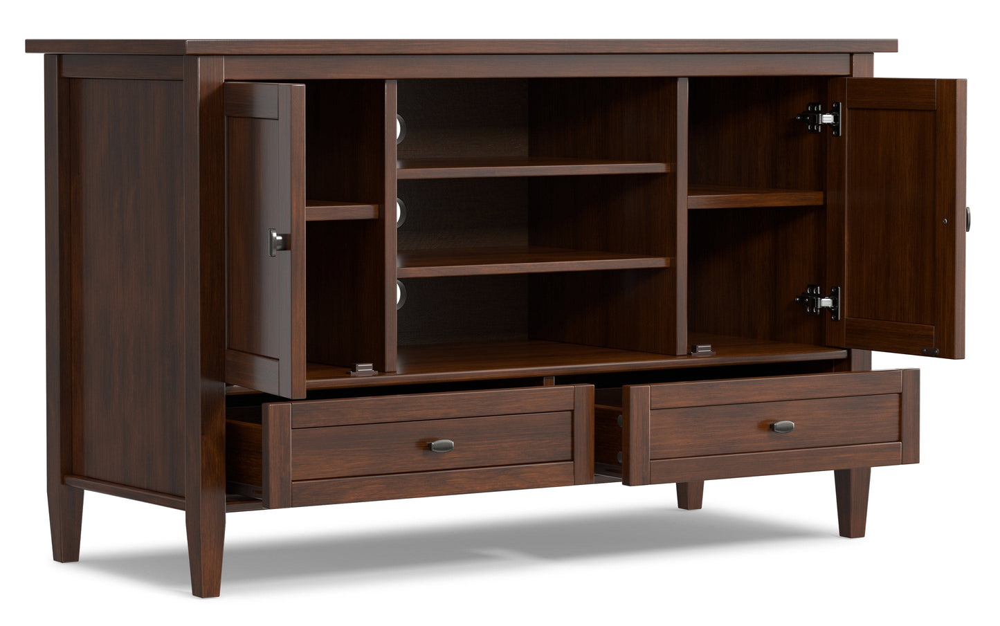 Russet Brown | Warm Shaker TV Media Stand