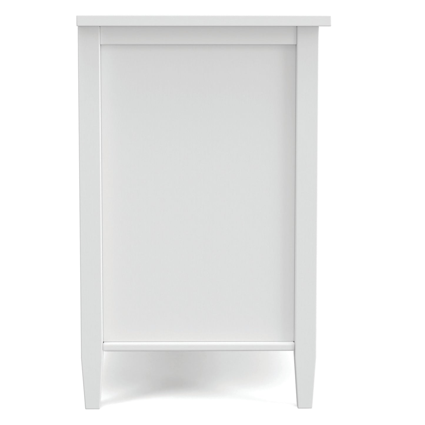 White | Warm Shaker TV Media Stand