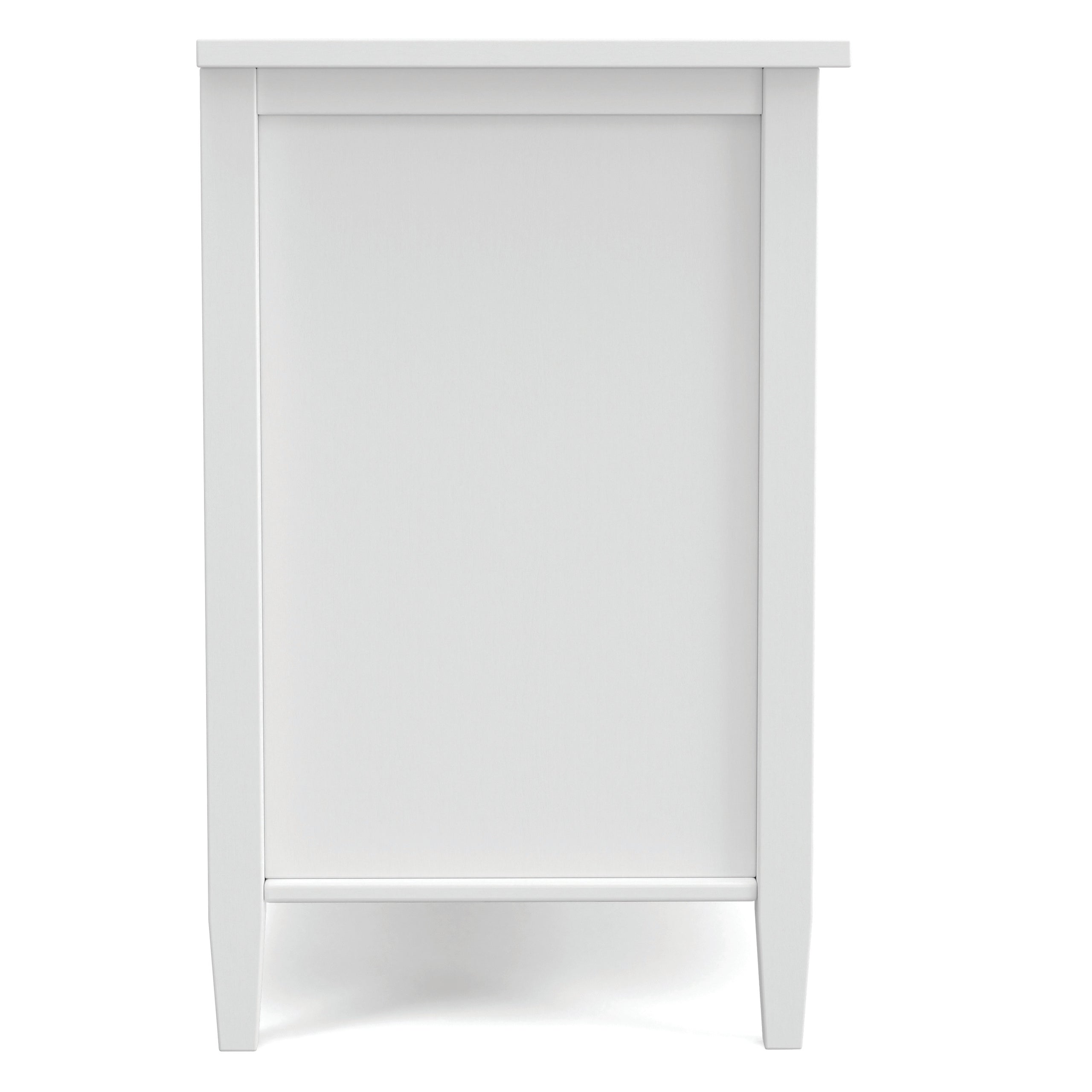 White | Warm Shaker TV Media Stand