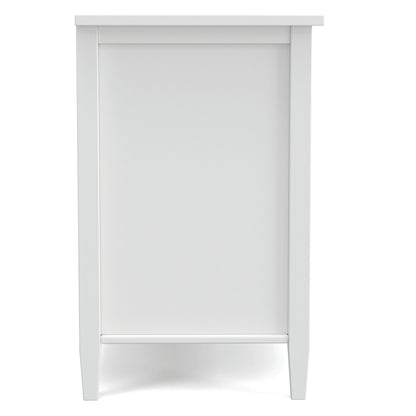 White | Warm Shaker TV Media Stand