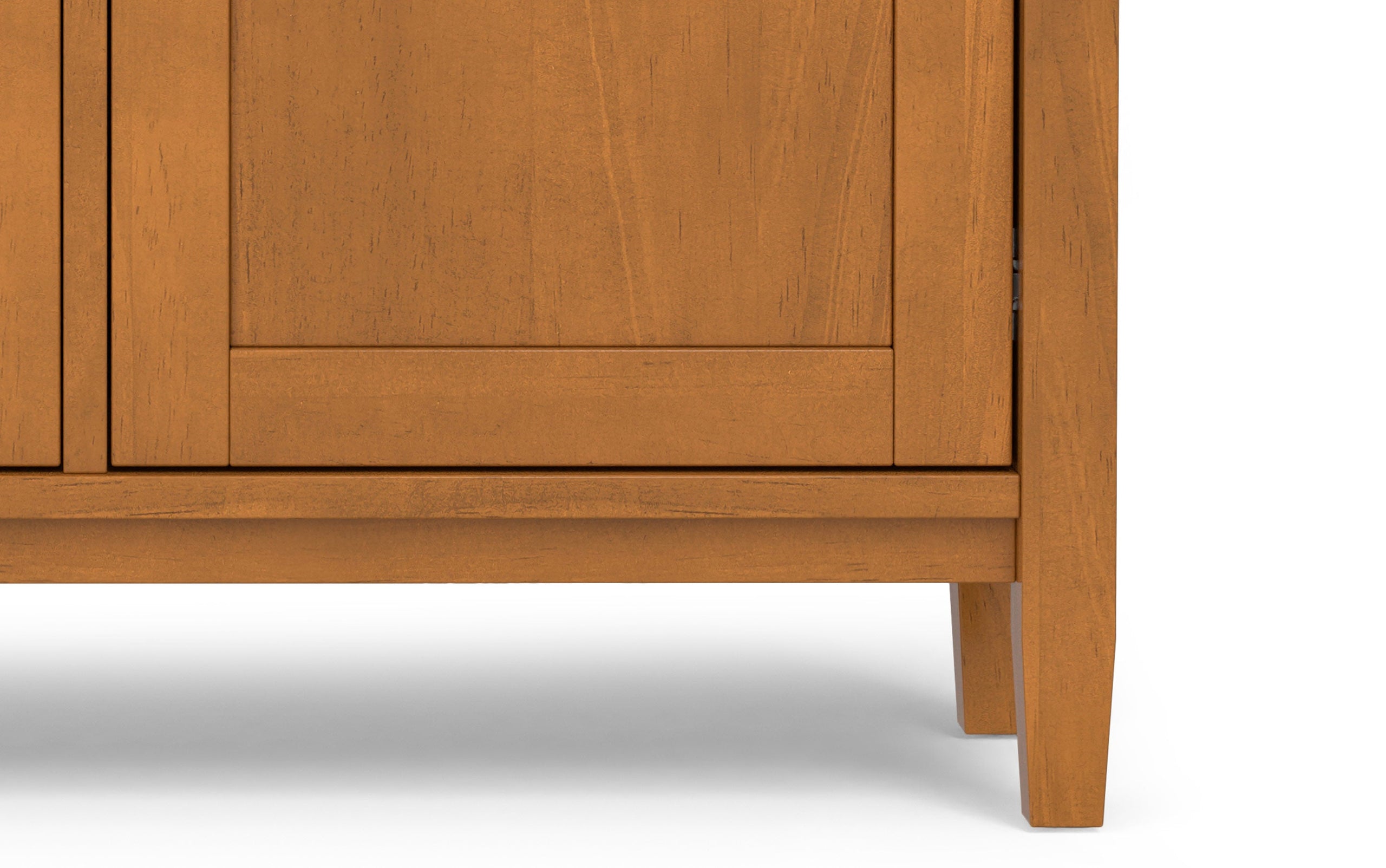 Warm Shaker Entryway Storage Cabinet