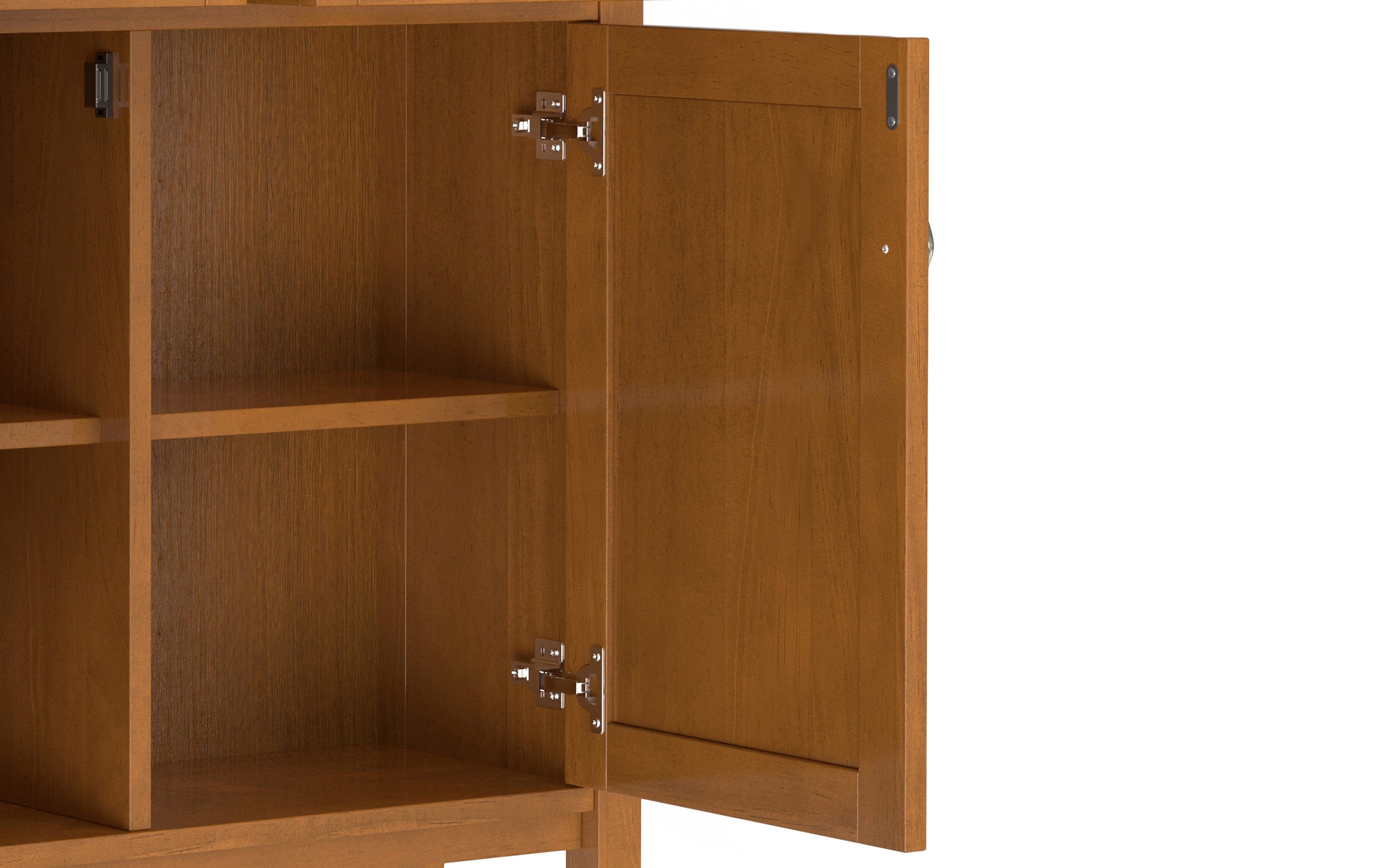 Warm Shaker Entryway Storage Cabinet