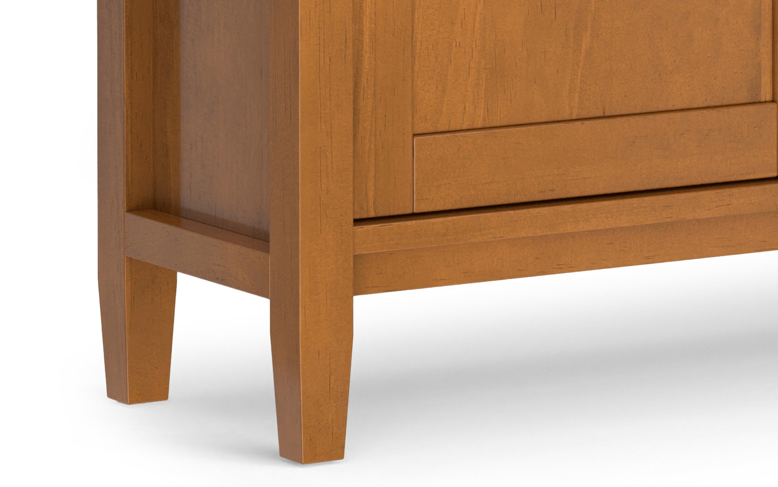 Warm Shaker Entryway Storage Cabinet