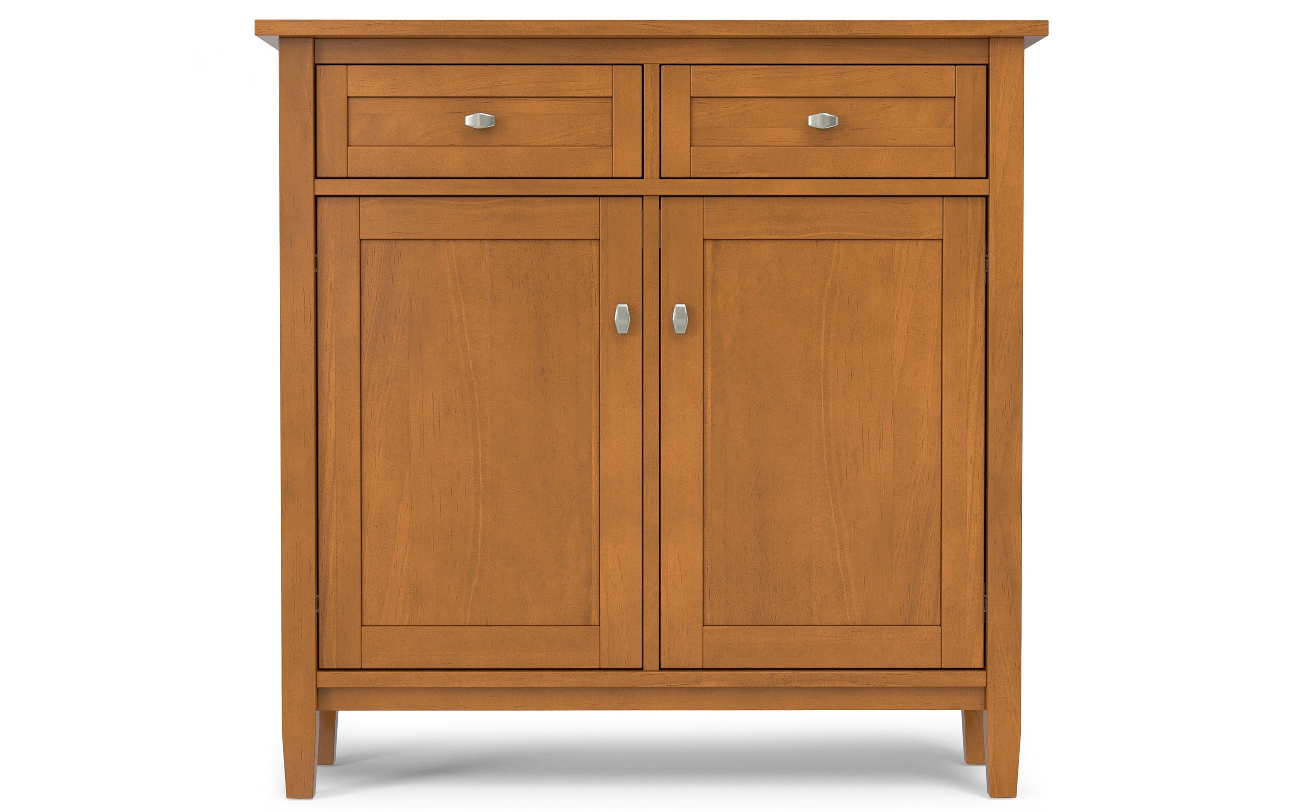 Warm Shaker Entryway Storage Cabinet