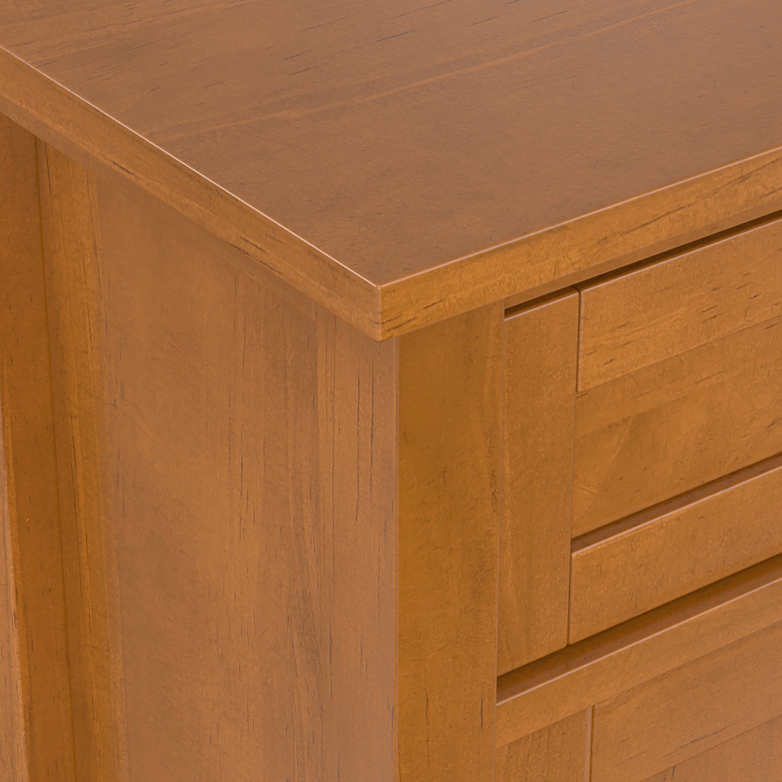 Warm Shaker Entryway Storage Cabinet