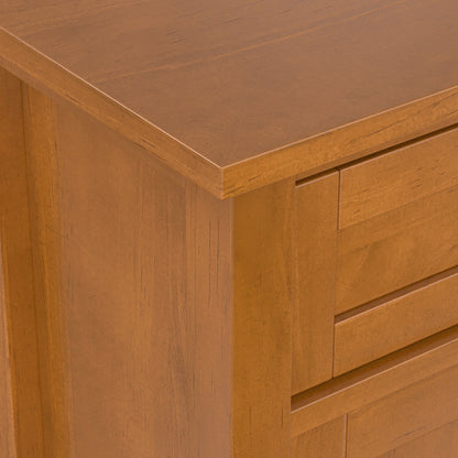 Warm Shaker Entryway Storage Cabinet