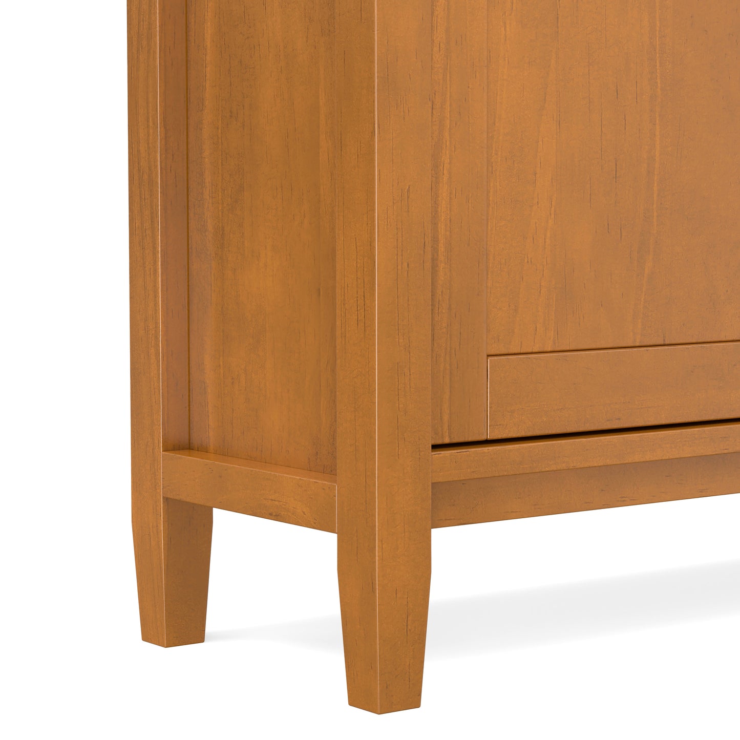 Warm Shaker Entryway Storage Cabinet