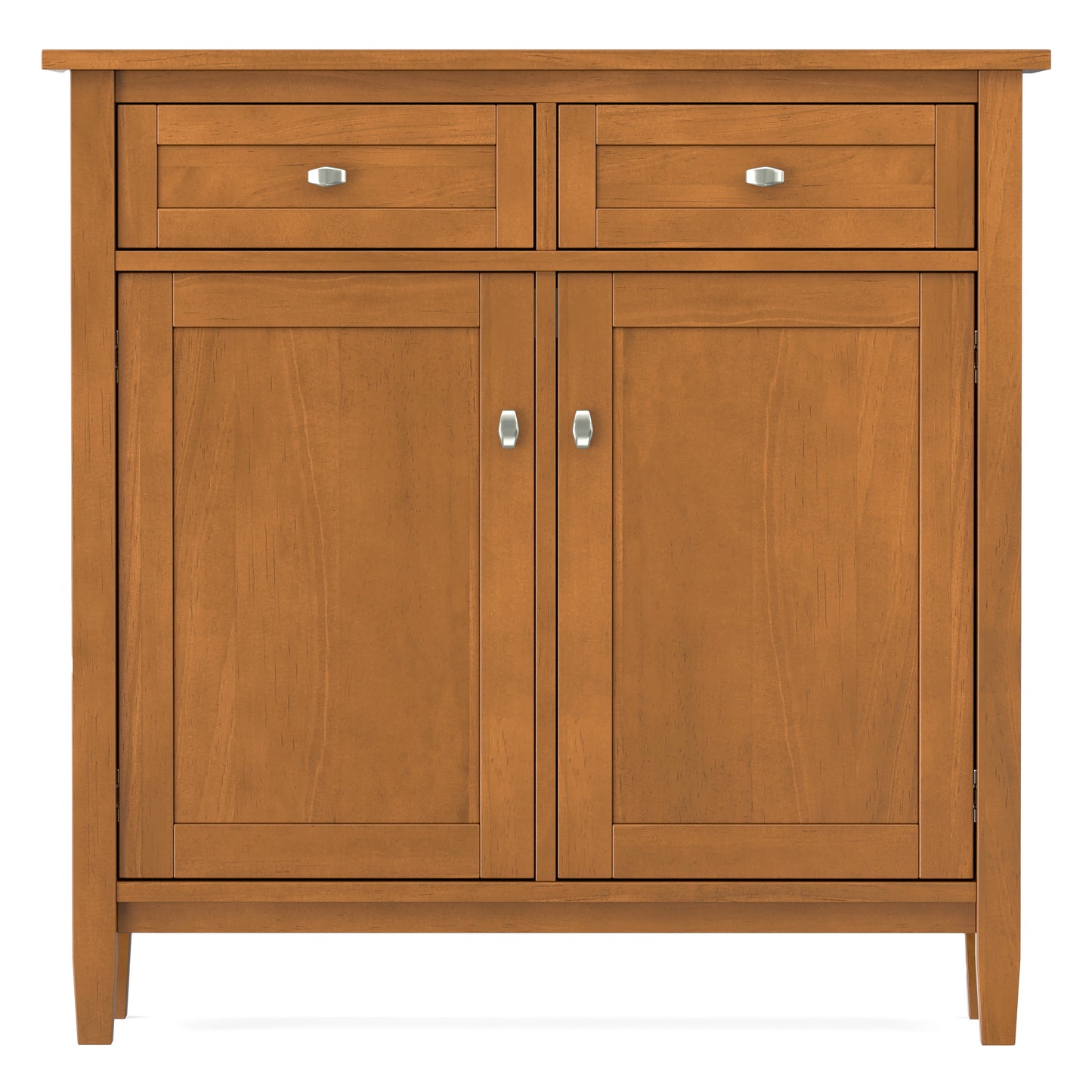 Warm Shaker Entryway Storage Cabinet