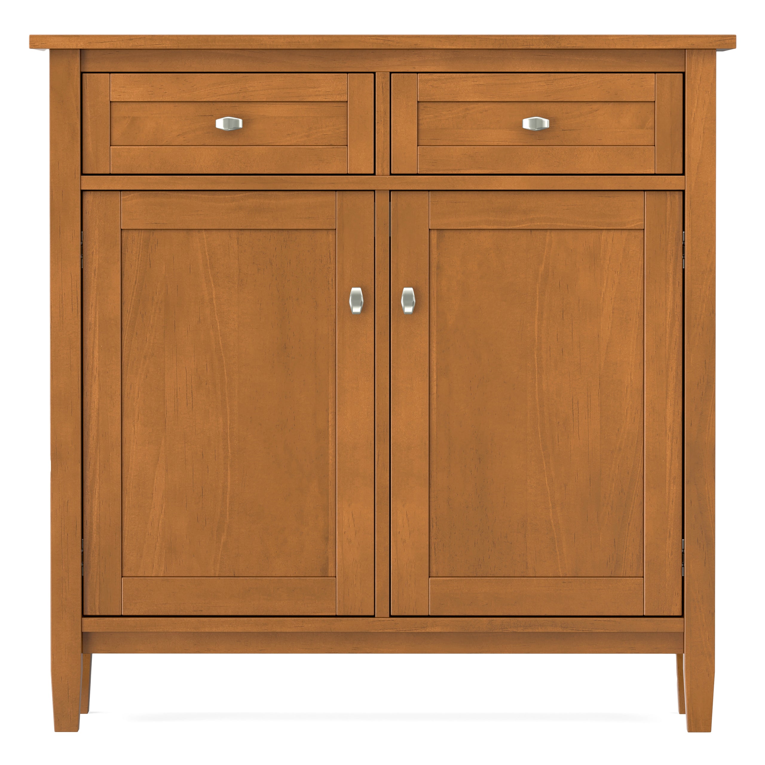 Warm Shaker Entryway Storage Cabinet