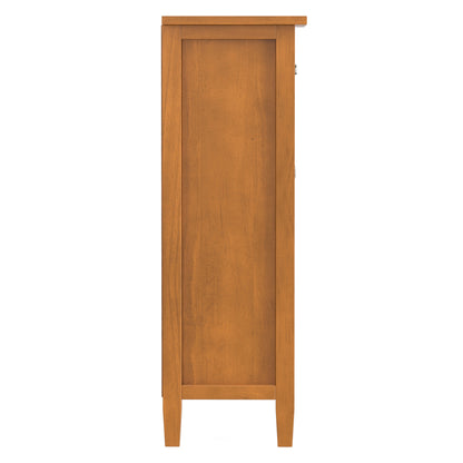 Warm Shaker Entryway Storage Cabinet