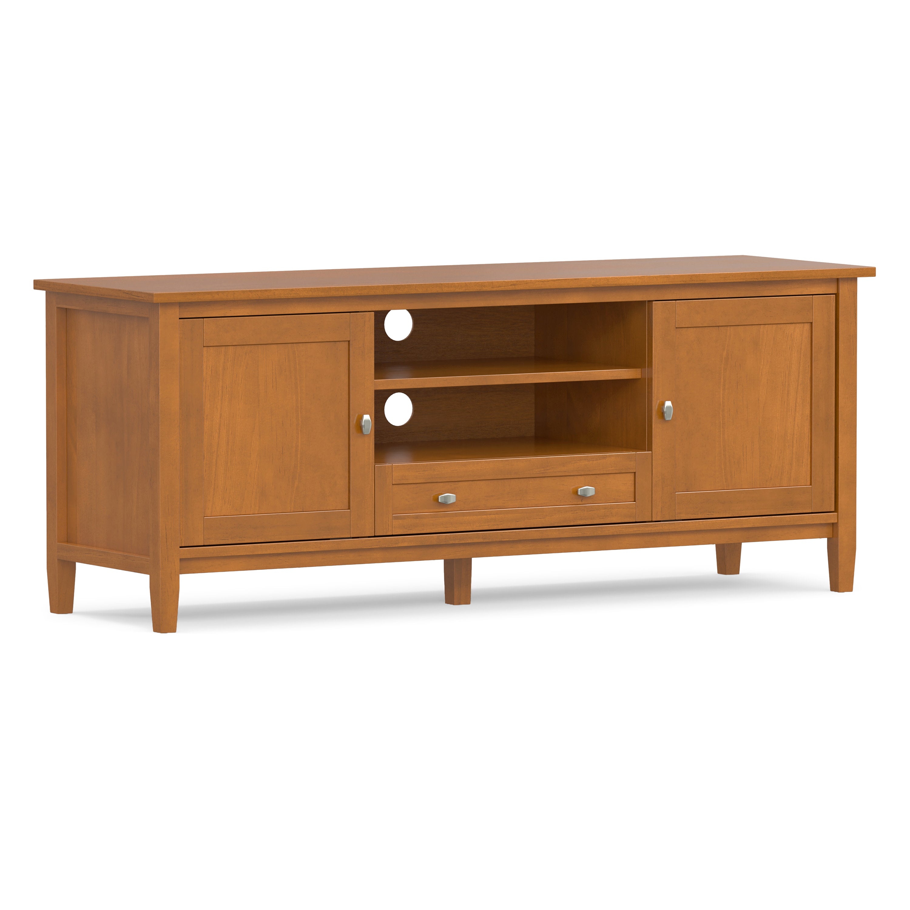 60 Inch TV Stand | Warm Shaker Media Console – Simpli Home