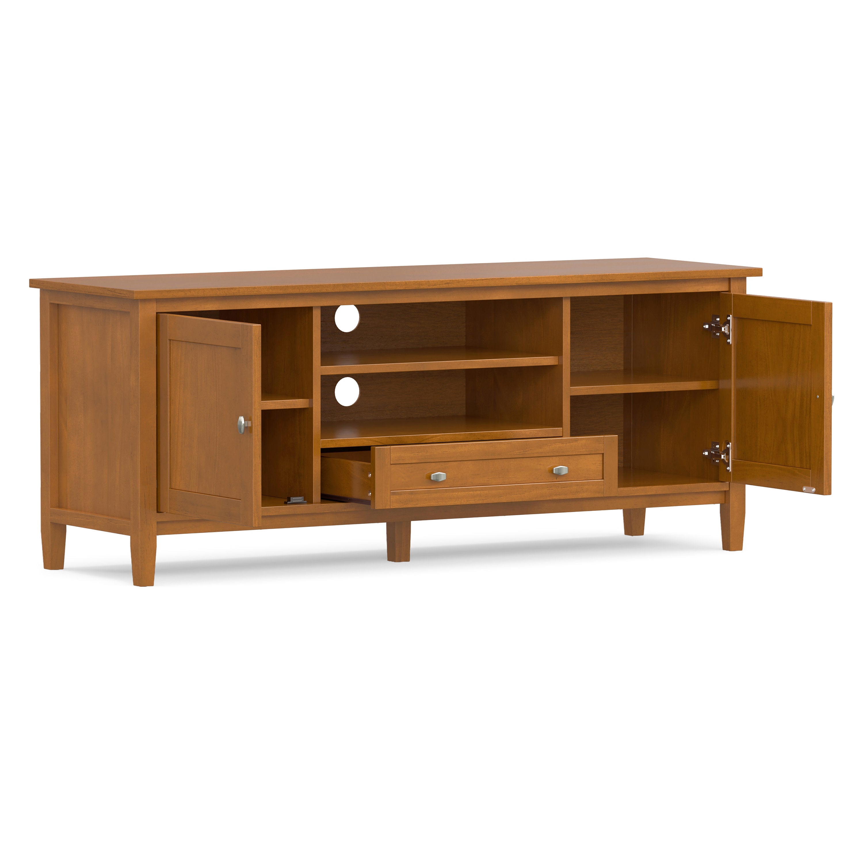 60 Inch TV Stand | Warm Shaker Media Console – Simpli Home