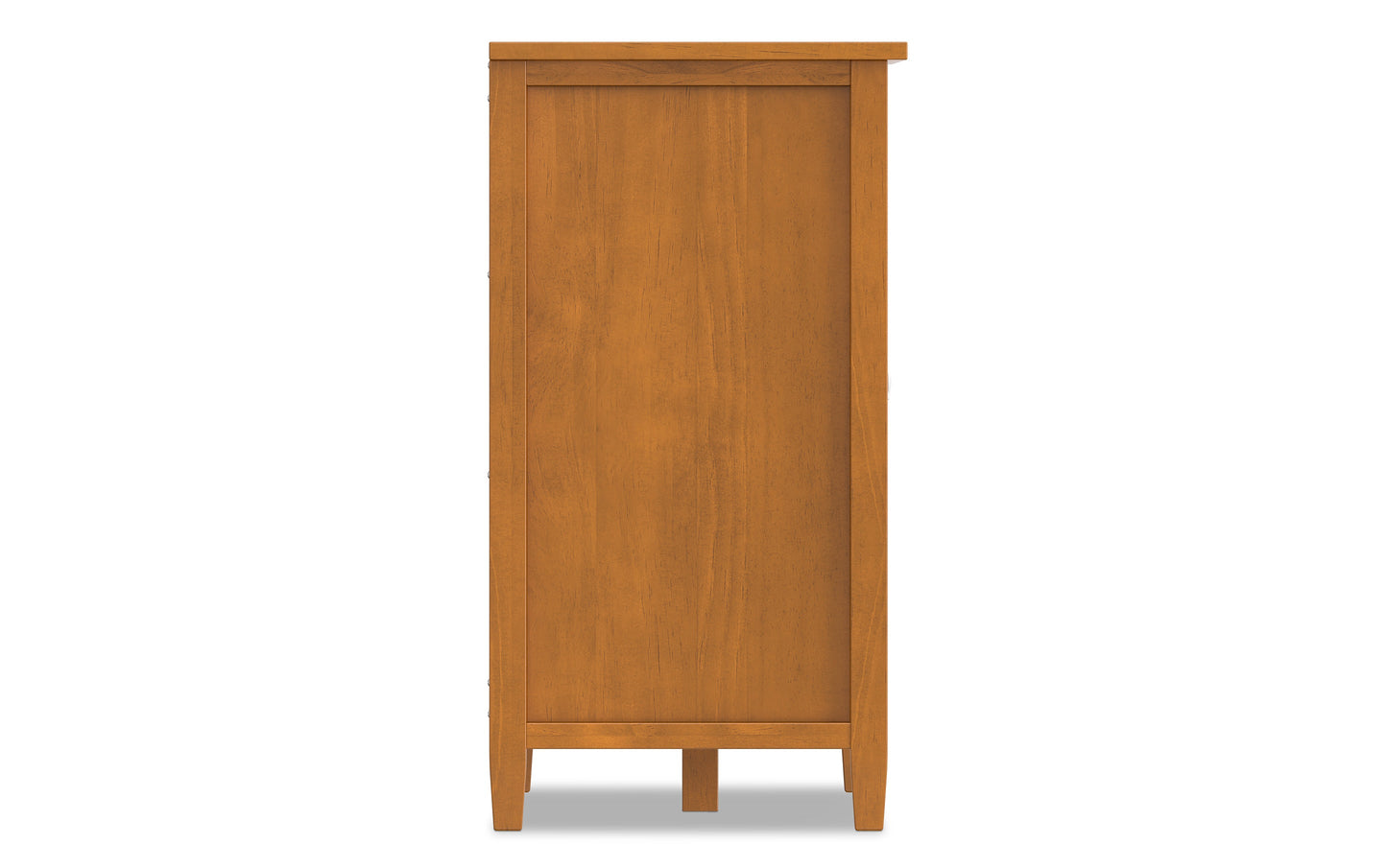 Warm Shaker Storage Cabinet with Wine Rack