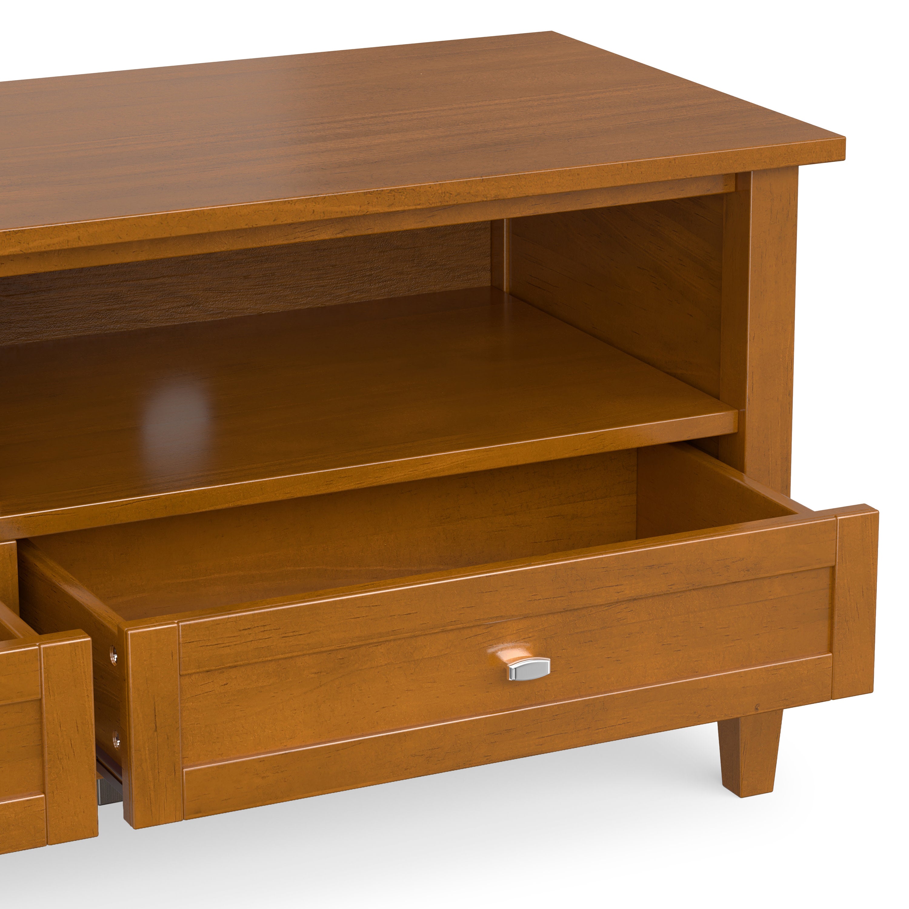 Simpli Home Warm Shaker TV Media Stand - Thumbnail 3