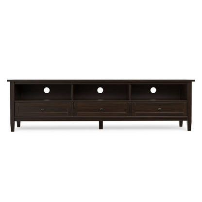 Tobacco Brown | Warm Shaker 72 inch Low TV Media Stand