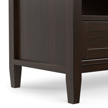 Tobacco Brown | Warm Shaker 72 inch Low TV Media Stand