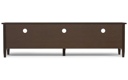 Tobacco Brown | Warm Shaker 72 inch Low TV Media Stand