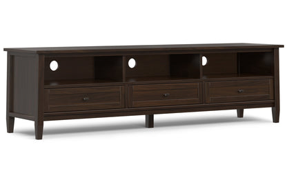 Tobacco Brown | Warm Shaker 72 inch Low TV Media Stand