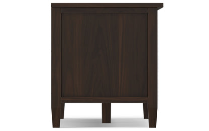 Tobacco Brown | Warm Shaker 72 inch Low TV Media Stand