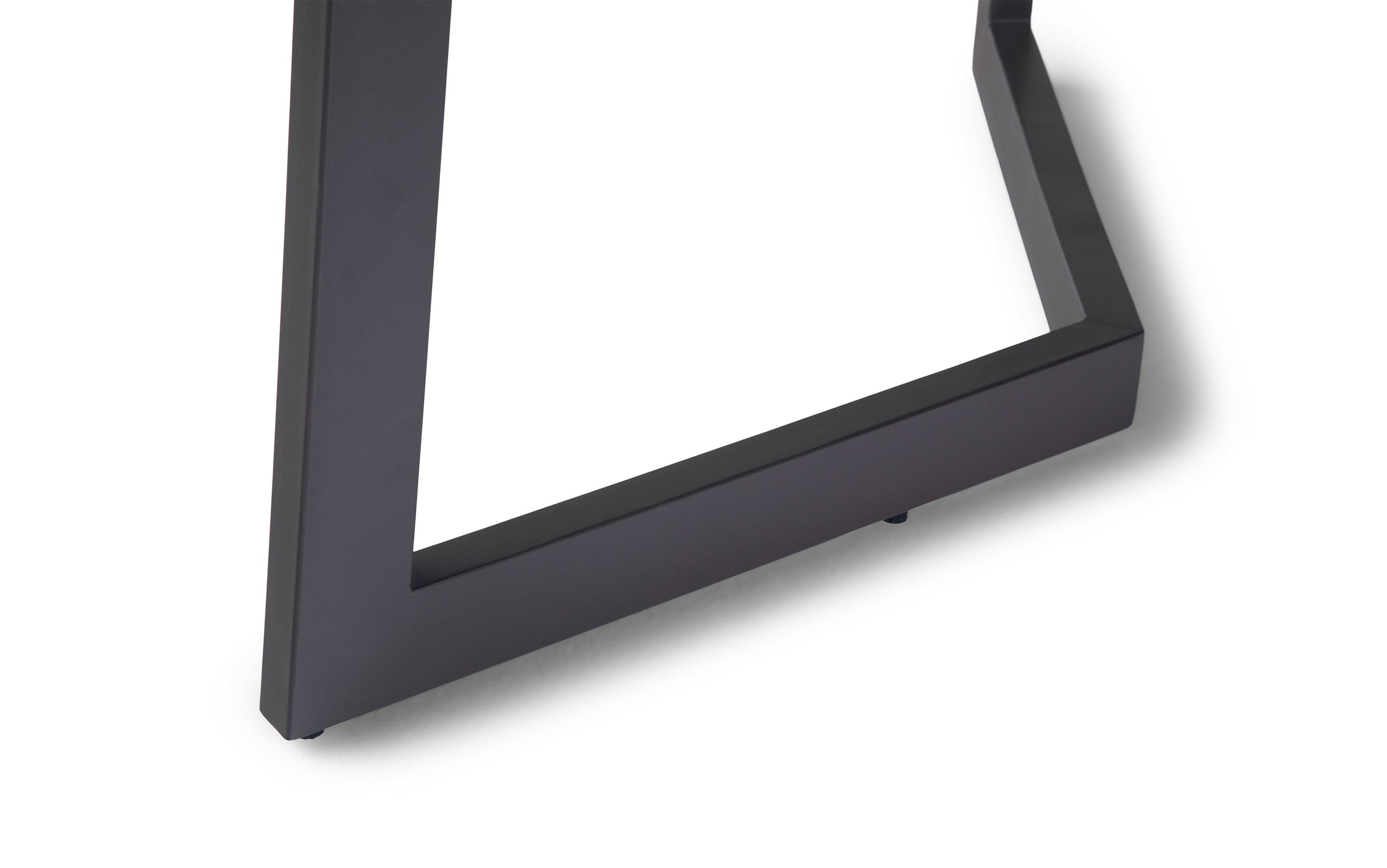 Distressed Black Distressed Vegan Leather | Malden / Watkins 7 Pc Dining Set With Wood Back Chair