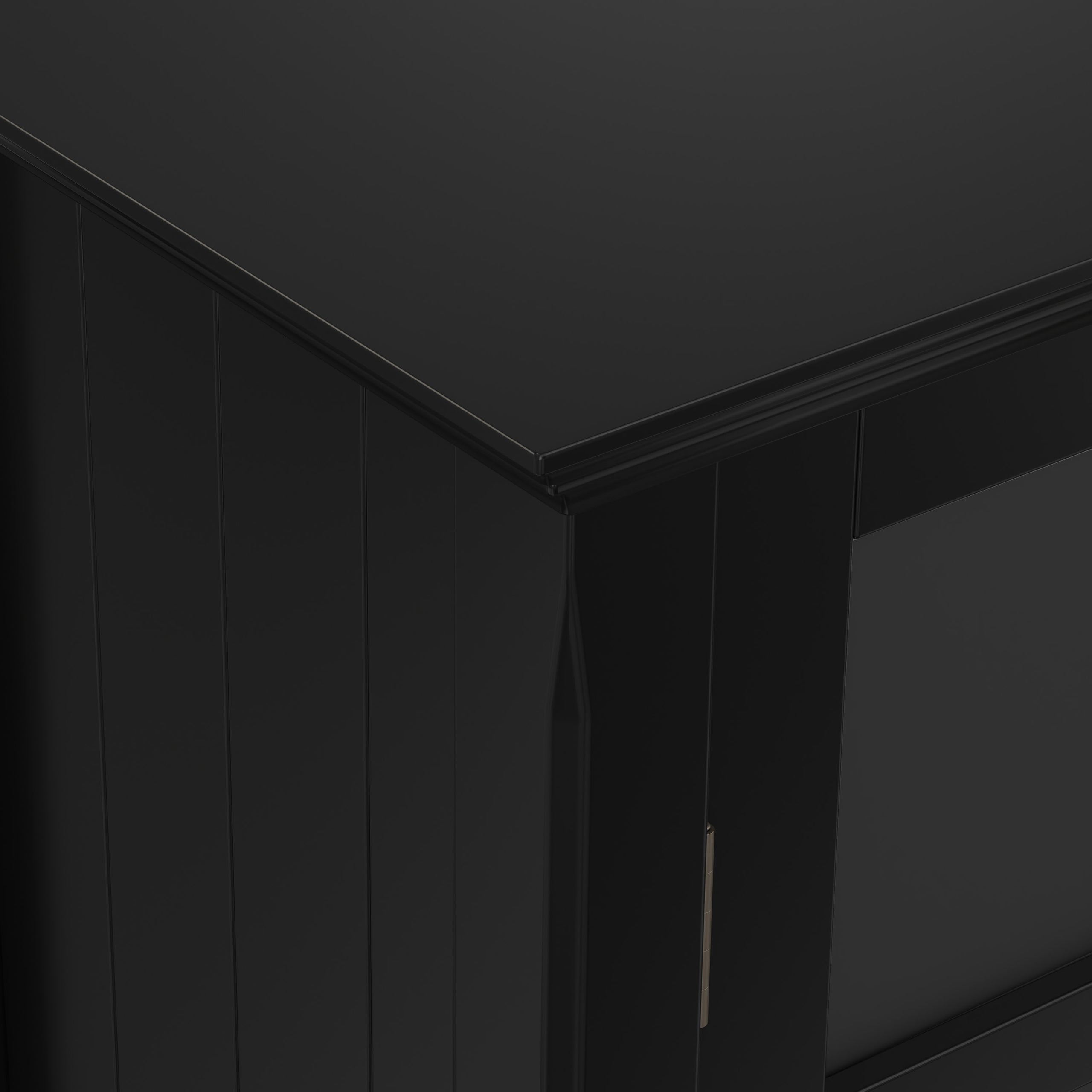 Black | Acadian Medium Storage Cabinet