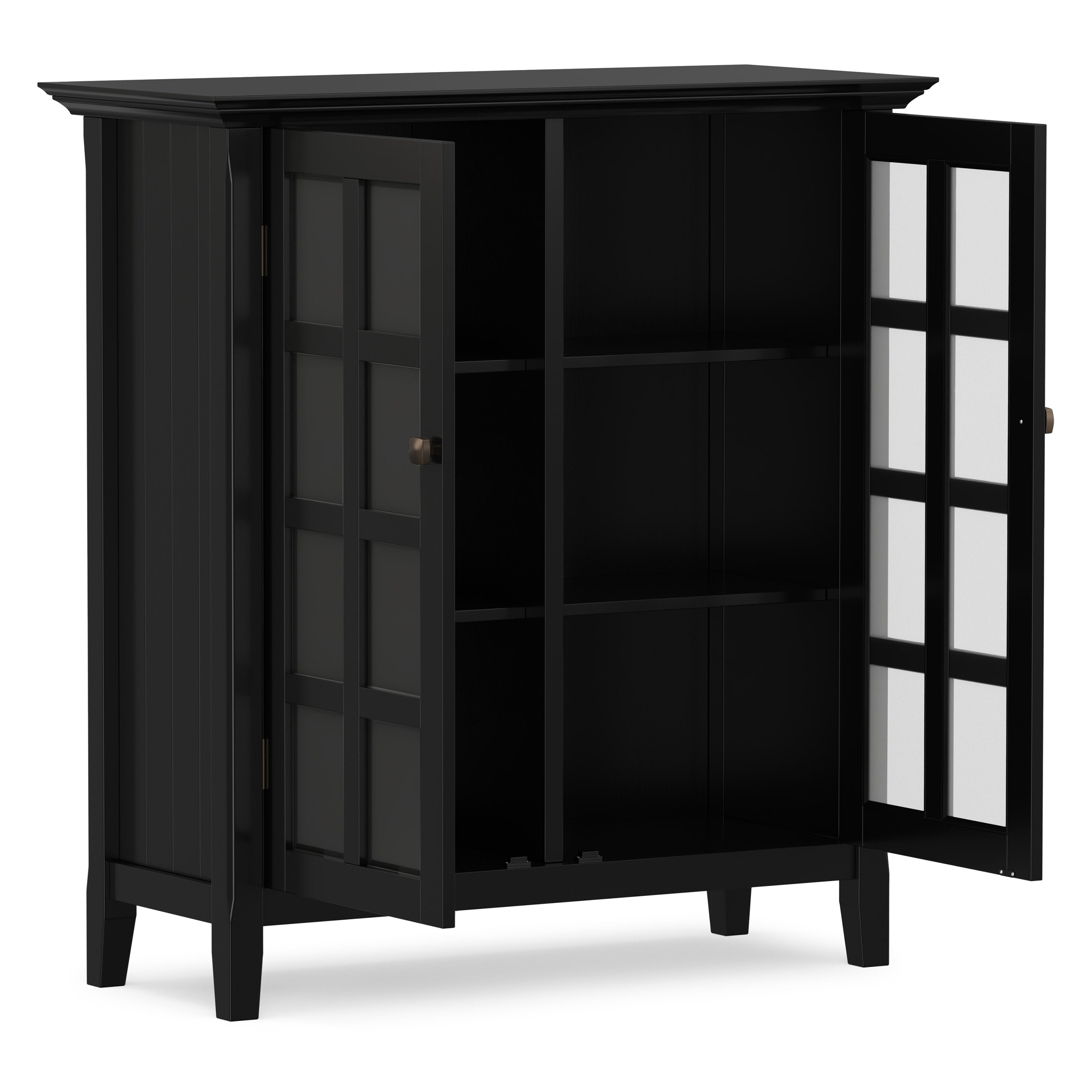 Solid Wood Living Room Storage Cabinet | Acadian Medium Cabinet