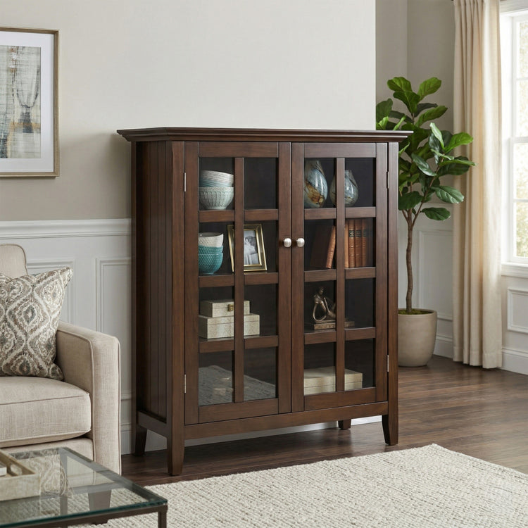 Natural Aged Brown | Acadian Medium Storage Cabinet
