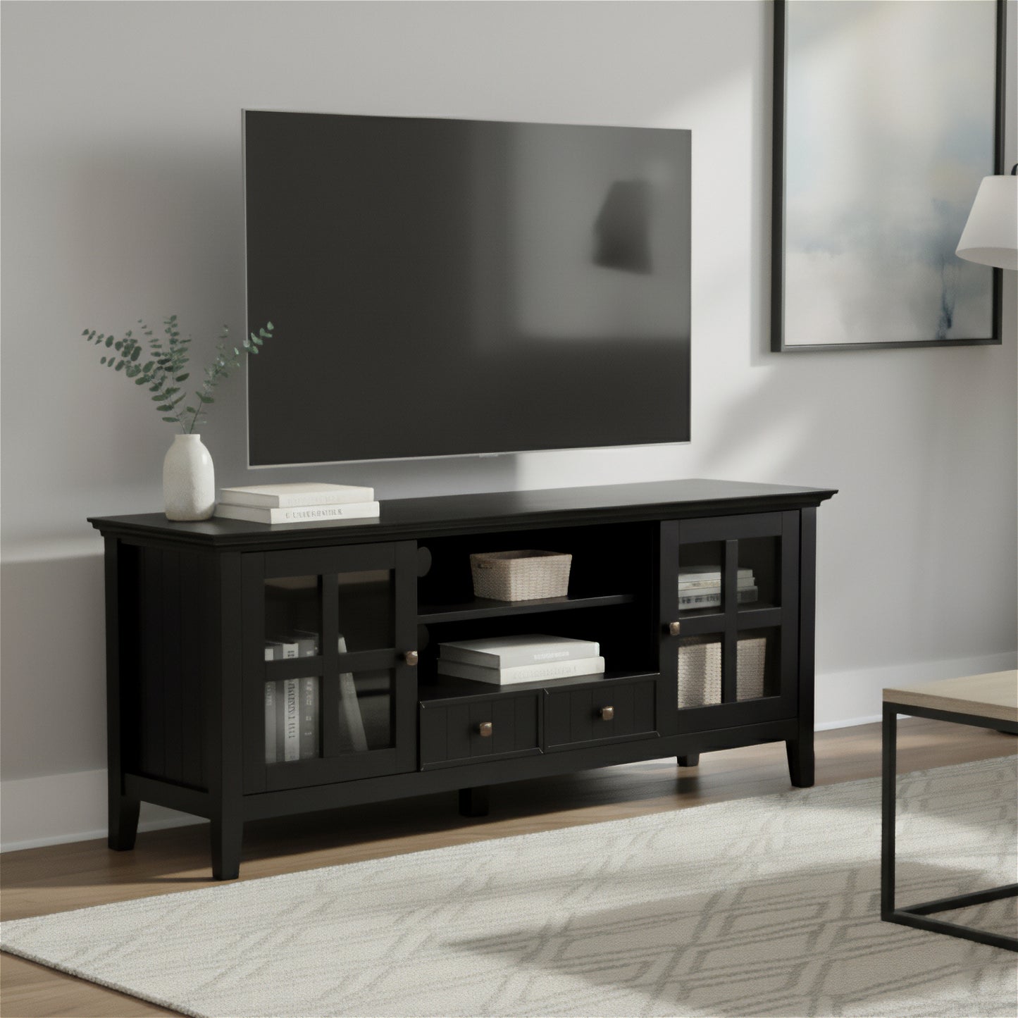 Black | Acadian 60 inch TV Media Stand