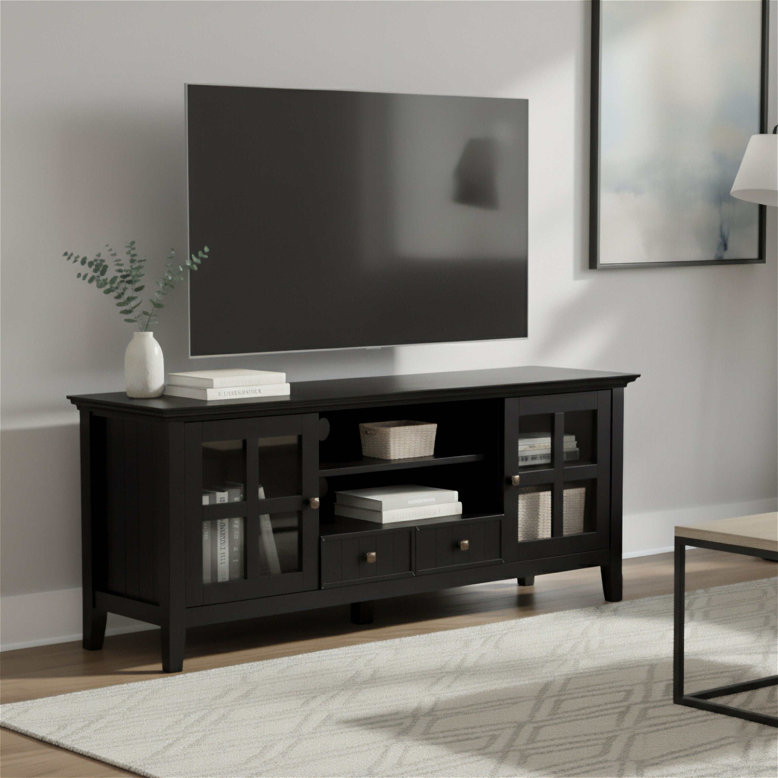 Black | Acadian 60 inch TV Media Stand