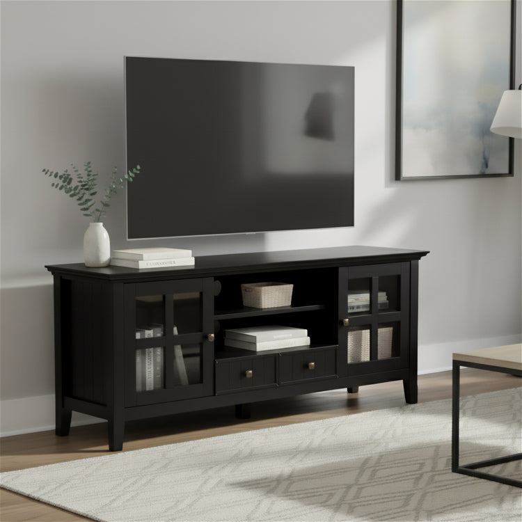 Black | Acadian 60 inch TV Media Stand