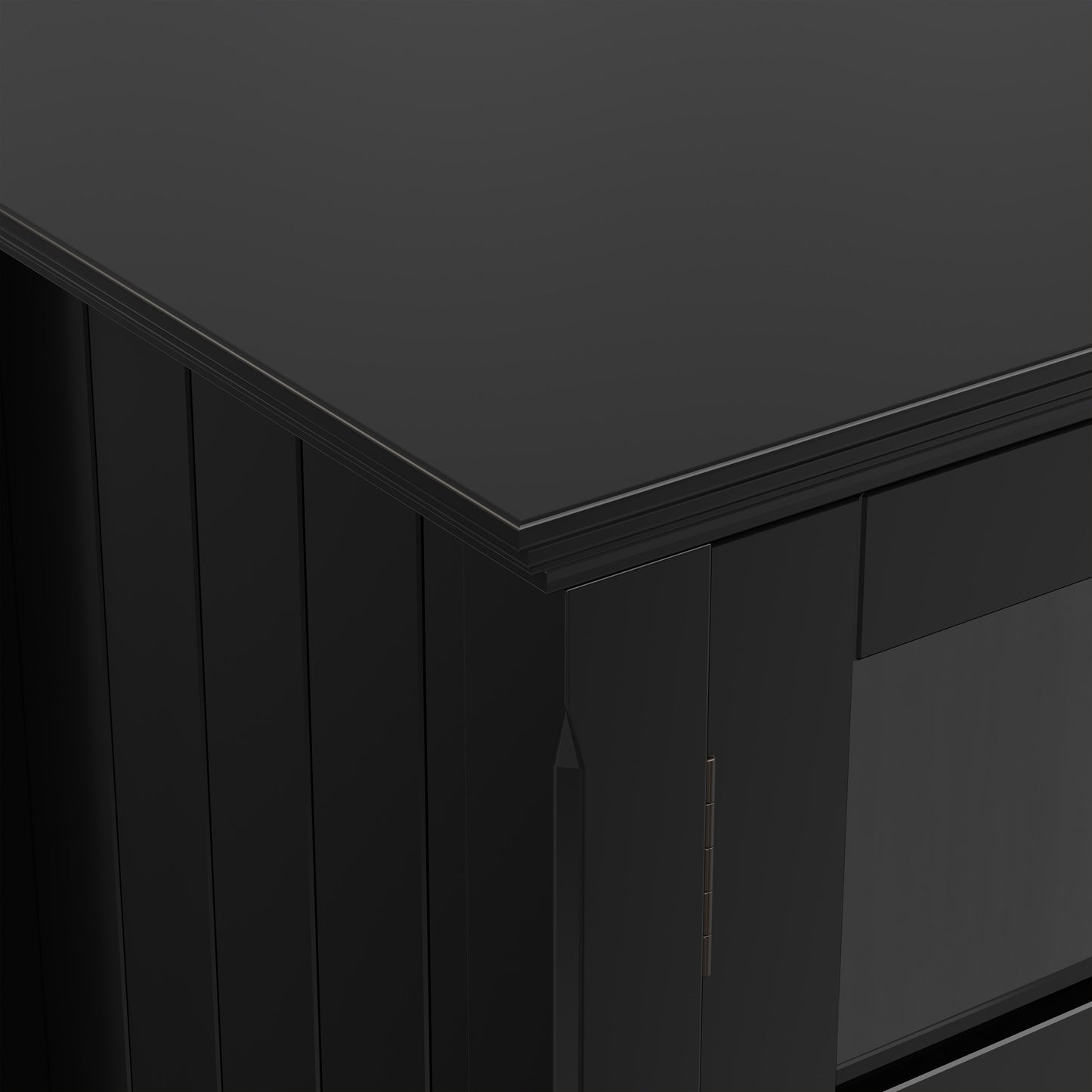 Black | Acadian 60 inch TV Media Stand