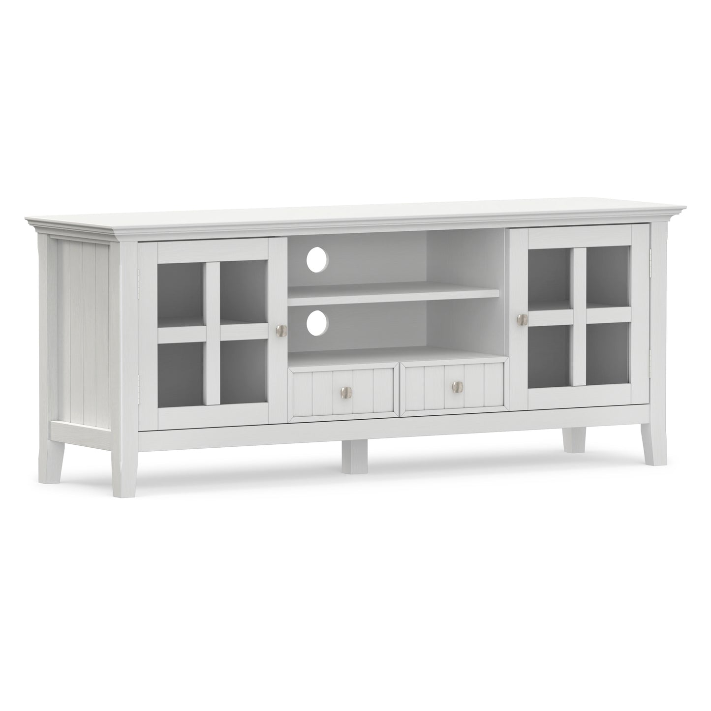 White | Acadian 60 inch TV Media Stand