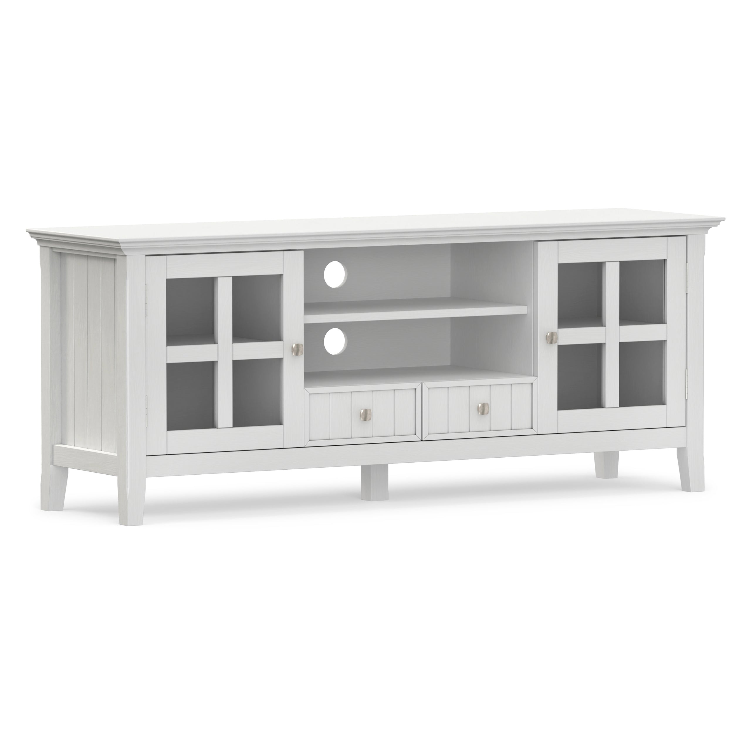 White | Acadian 60 inch TV Media Stand