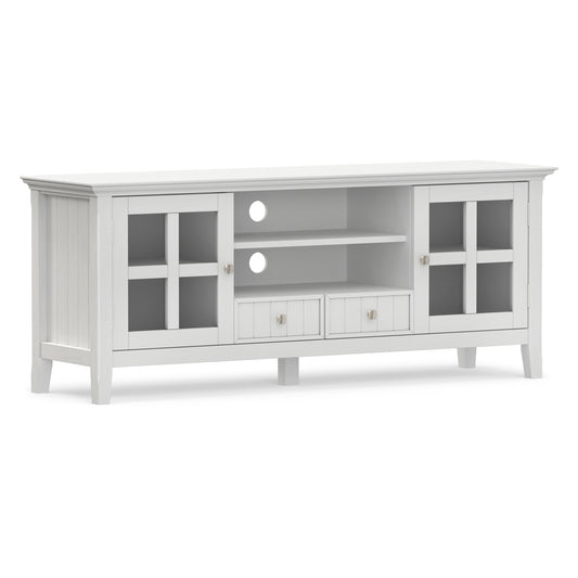 White | Acadian 60 inch TV Media Stand