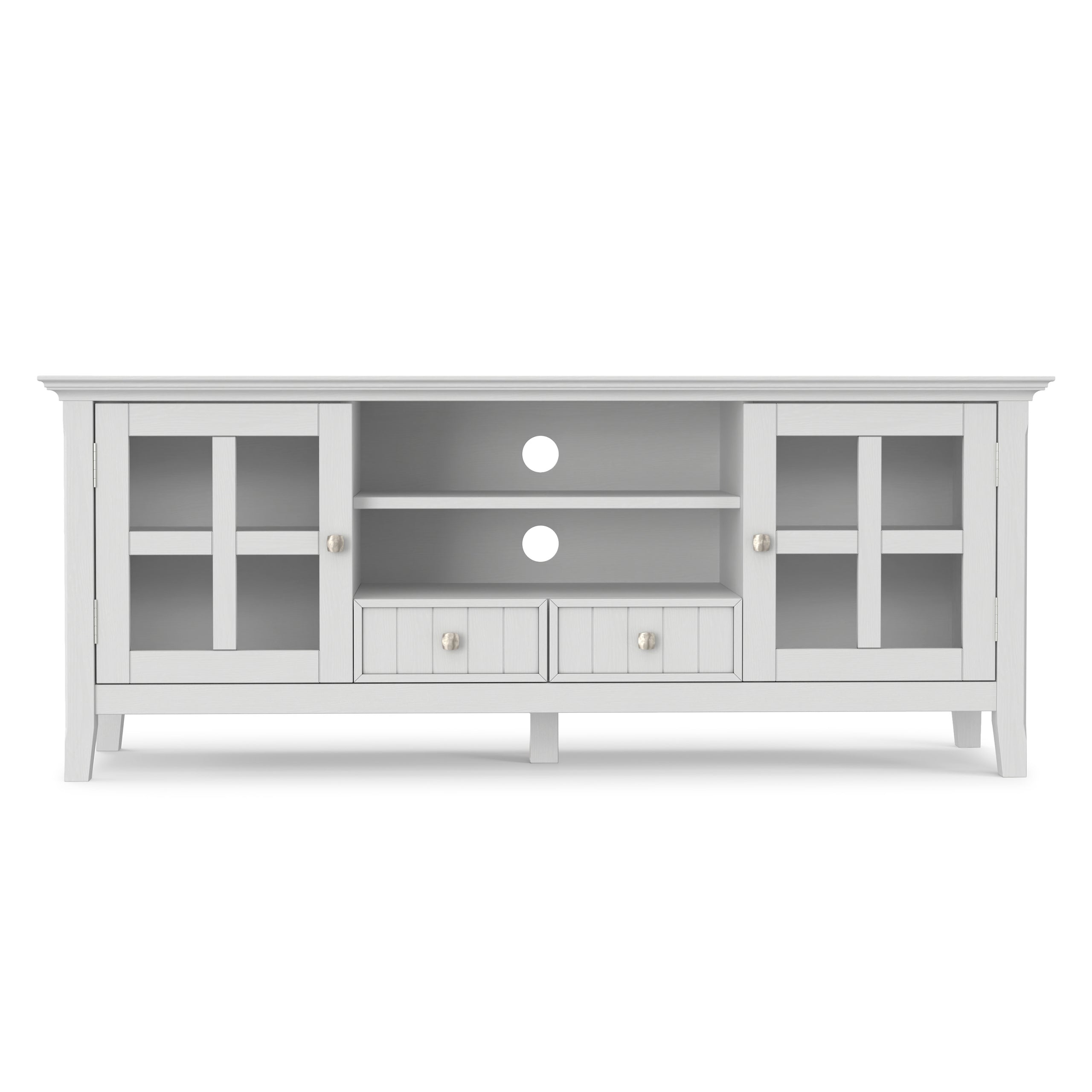 White | Acadian 60 inch TV Media Stand