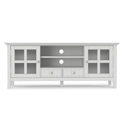 White | Acadian 60 inch TV Media Stand