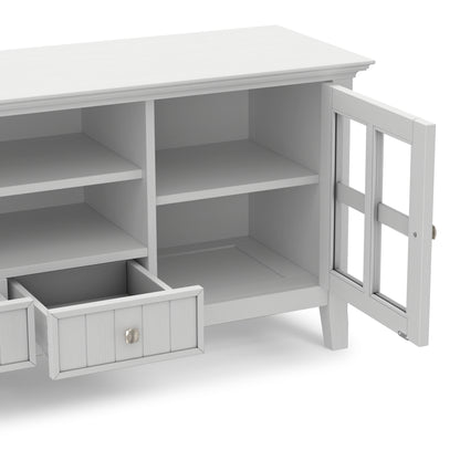 White | Acadian 60 inch TV Media Stand