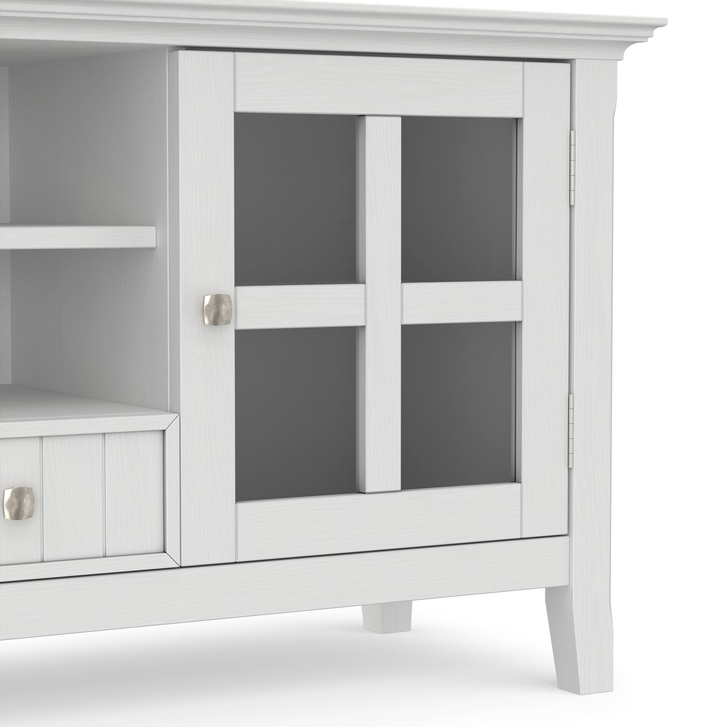 White | Acadian 60 inch TV Media Stand