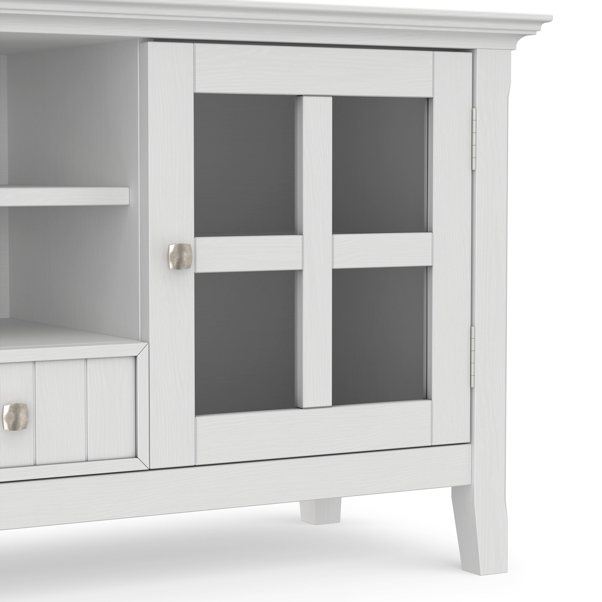 White | Acadian 60 inch TV Media Stand