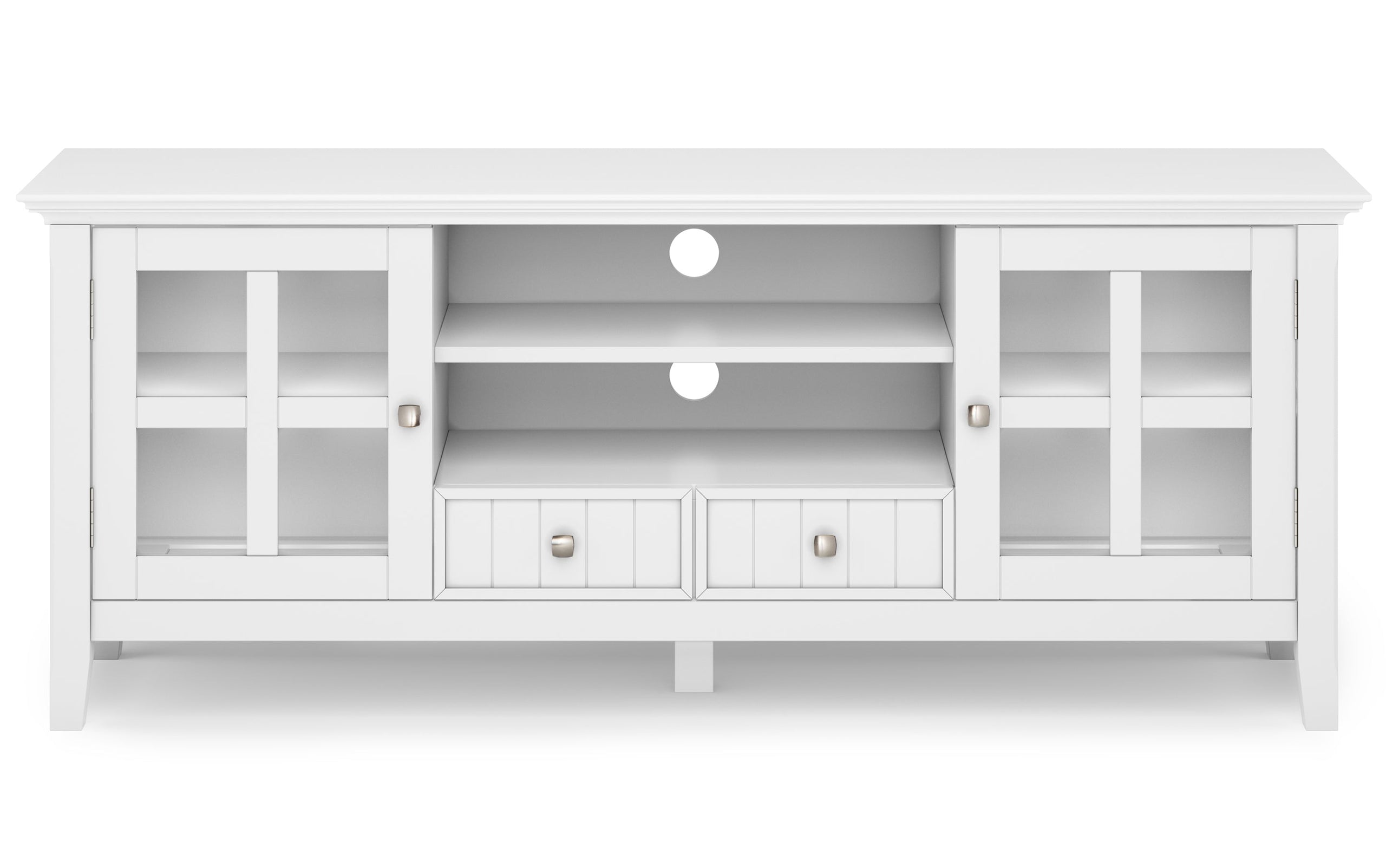 White | Acadian 60 inch TV Stand