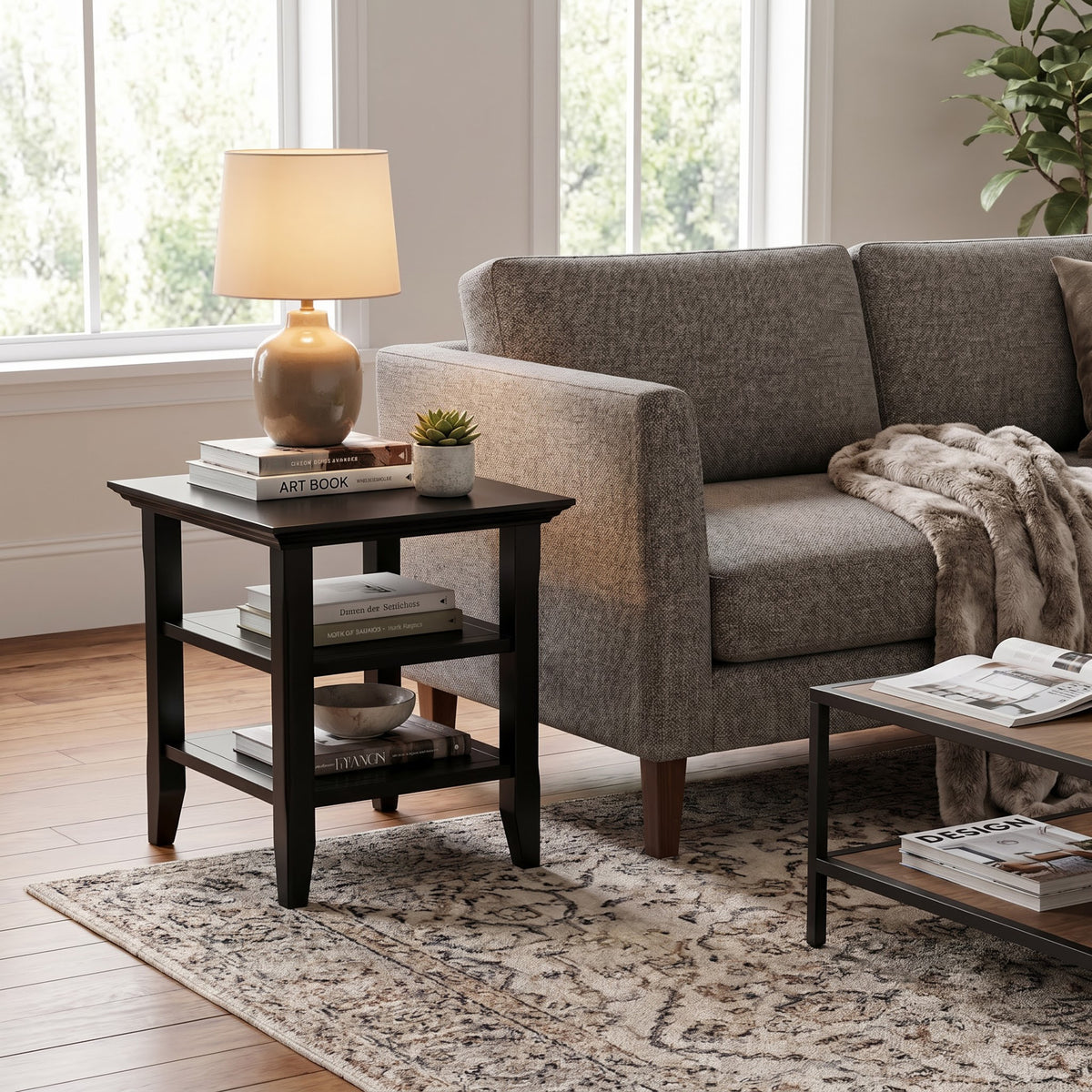 Black | Acadian End Table