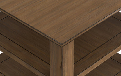 Rustic Natural Aged Brown | Acadian End Table