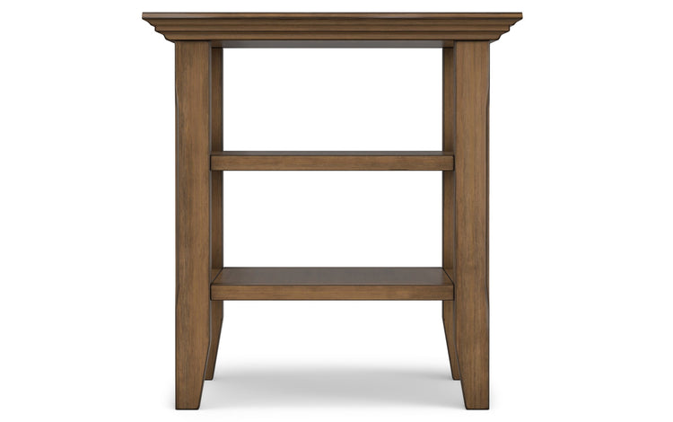 Rustic Natural Aged Brown | Acadian End Table