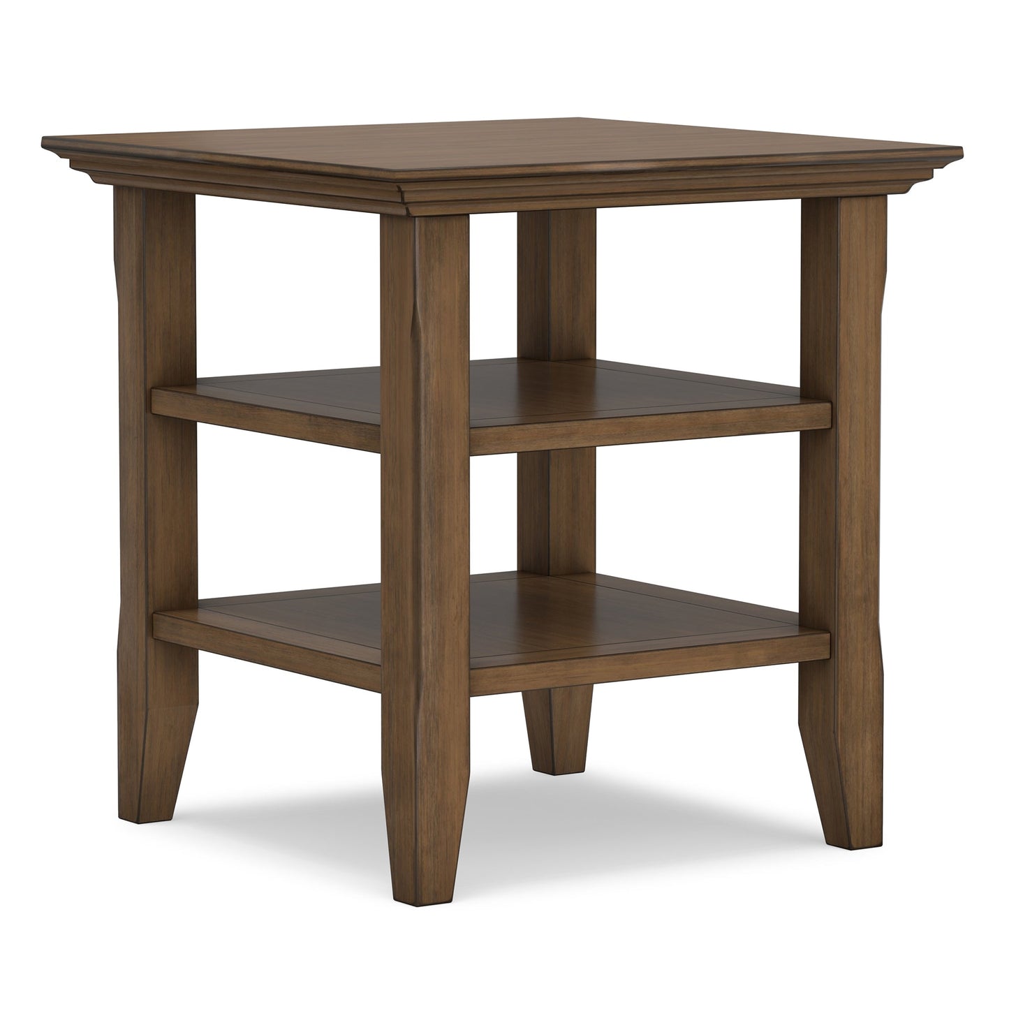 Rustic Natural Aged Brown | Acadian End Table