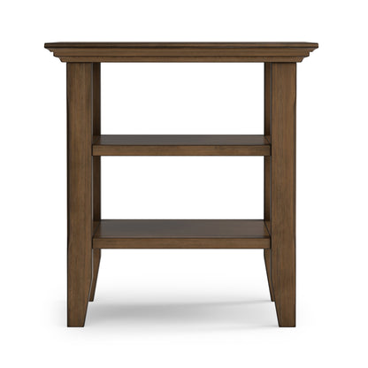 Rustic Natural Aged Brown | Acadian End Table