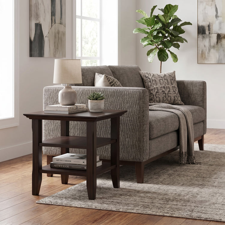 Warm Walnut Brown | Acadian End Table