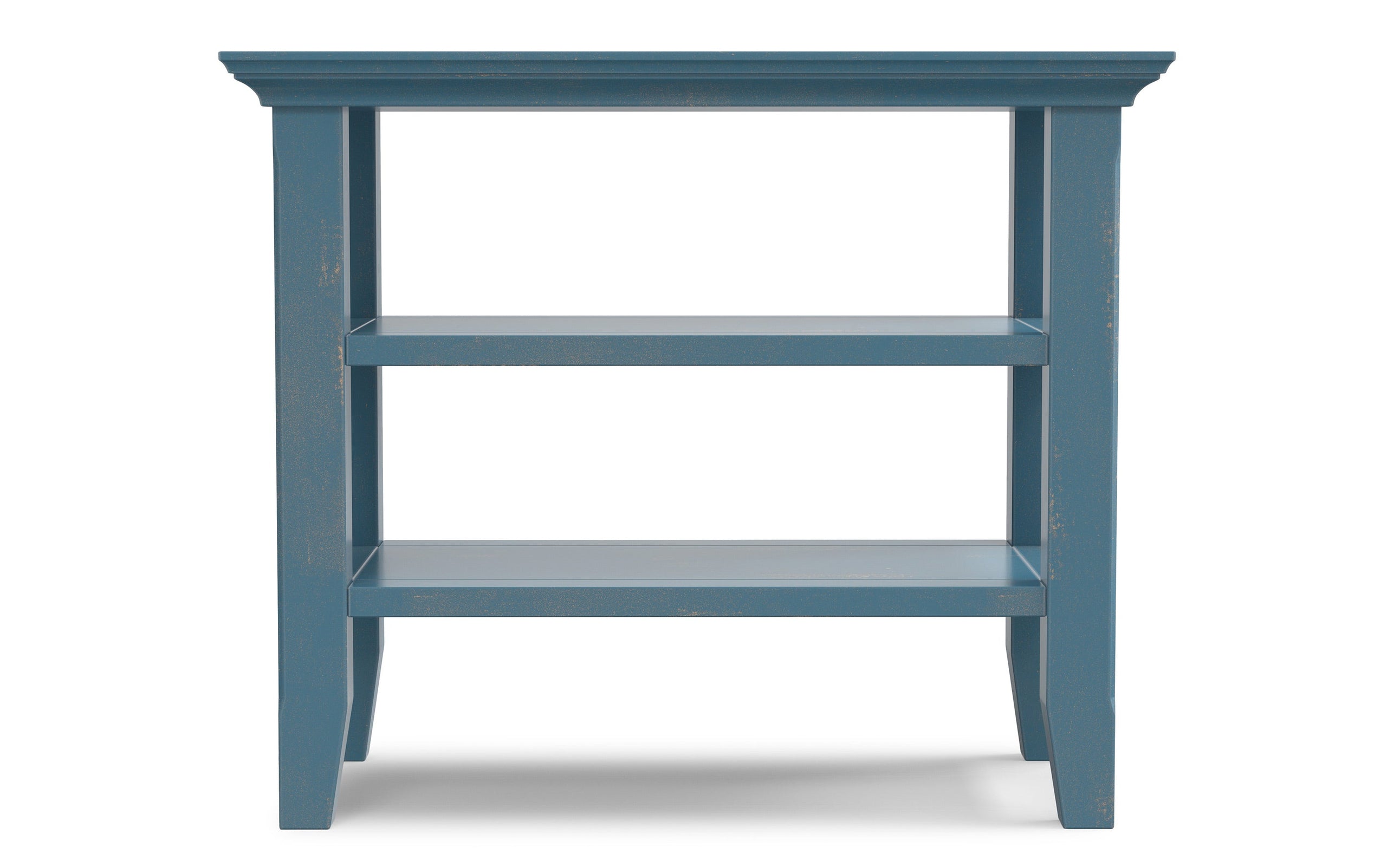 Distressed Coastal Blue | Acadian Narrow Side Table