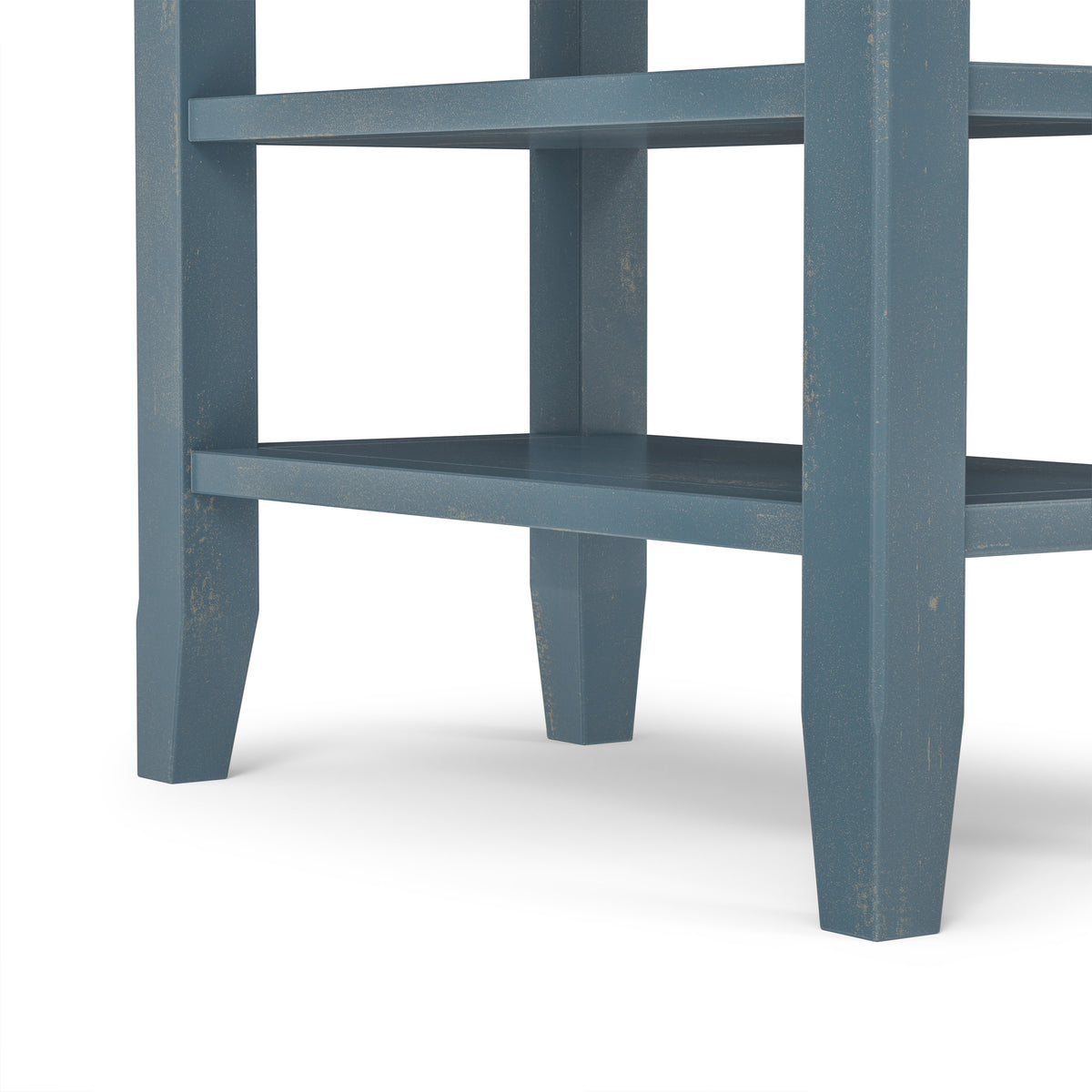Distressed Coastal Blue | Acadian Narrow Side Table